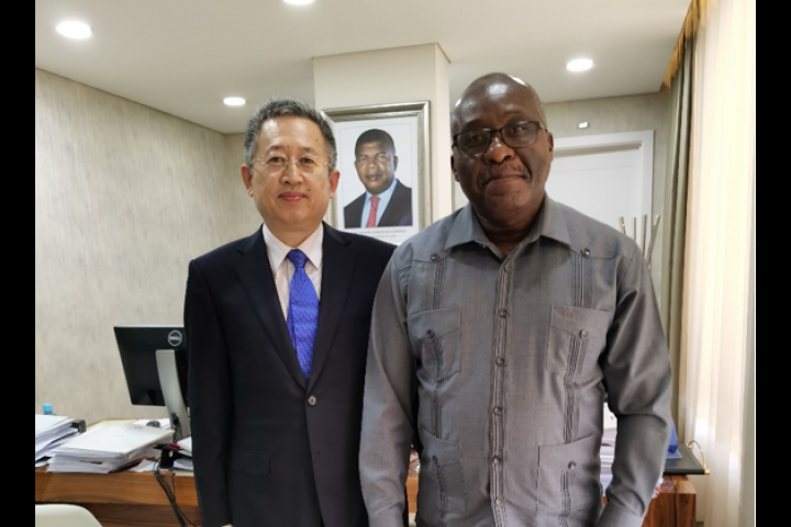 张卫财拜访安哥拉共和国能源水利部副部长